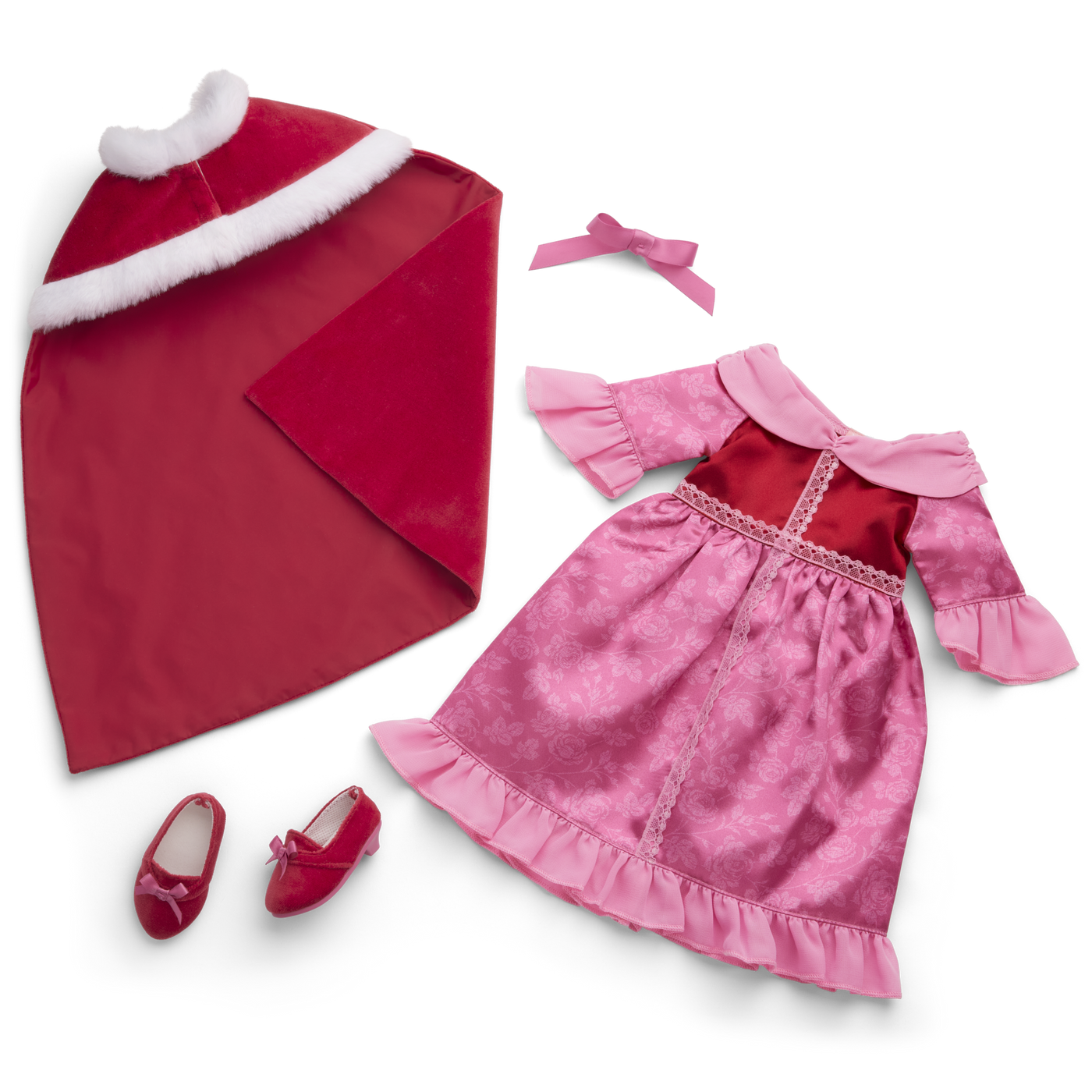 Disney Princess Belle Winter Dress & Cape Outfit for 18-inch Dolls by American Girl® R0