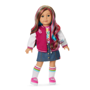 Truly Me™ 18-inch Doll #101 with wavy caramel hair Q9