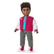 Truly Me™ 18-inch Doll #113 with curly dark-brown hair E5