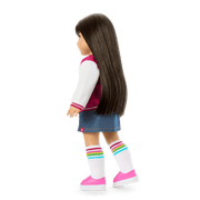Truly Me™ 18-inch Doll #130 with straight black-brown hair F6
