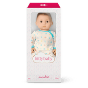 Bitty Baby® Doll #2 with brown hair in Pastel Blue Y7