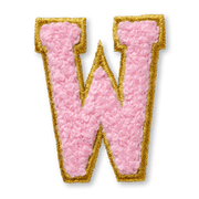 AG™ Letter W Stick-On Patch S0