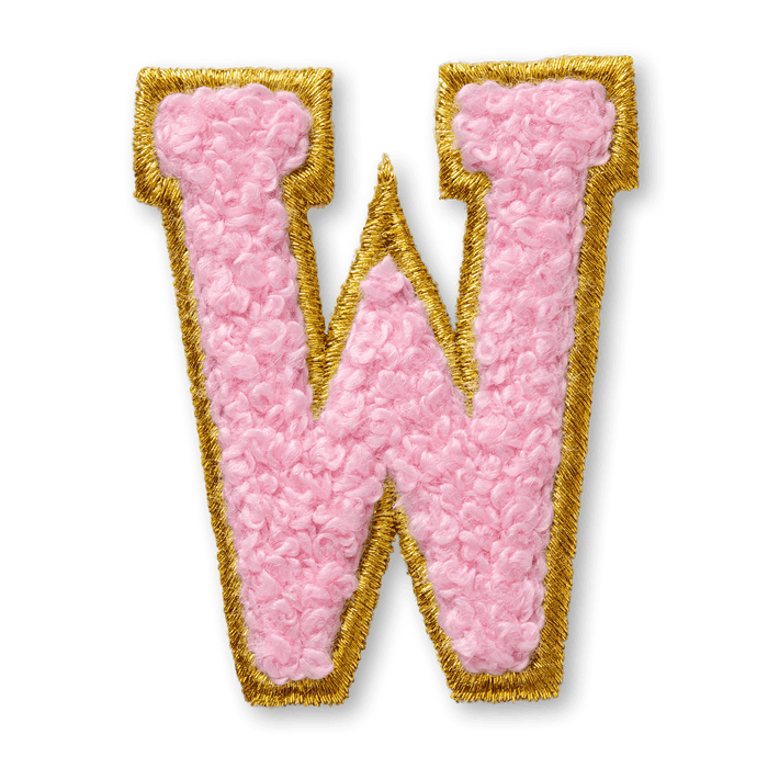 AG™ Letter W Stick-On Patch S0