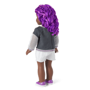 Truly Me™ 18-inch Doll #91 with curly purple hair I7