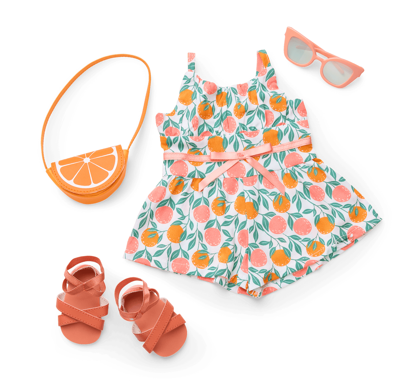 Orange You Glad It's Summer Outfit for 18-inch Dolls G4