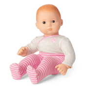 Bitty Baby® Doll #6 with red hair in Pretty Pink X7