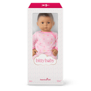 Bitty Baby® Doll #5 with dark-brown hair in Pastel Pink K5