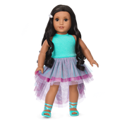 Glam Shimmering Ocean Outfit for 18-inch Dolls Z8