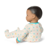 Bitty Baby® Doll #5 with dark-brown hair in Pastel Blue N1