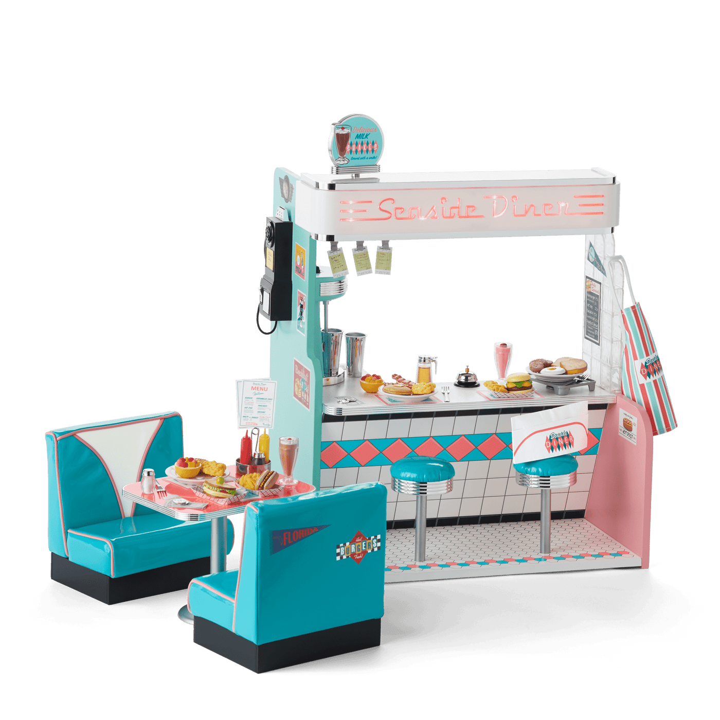 Maryellen’s™ Seaside Diner for 18-inch Dolls (Historical Characters) V1