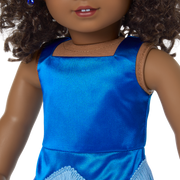September Sapphire Sparkle Outfit for 18-inch Dolls Z2