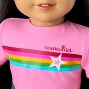 Truly Me™ 18-inch Doll #130 with straight black-brown hair M2