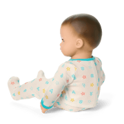 Bitty Baby® Doll #2 with brown hair in Pastel Blue Y7