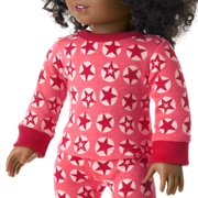 American Girl® x Hanna Andersson Berry Bright Stars Pajamas for 18-inch Dolls B2