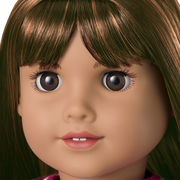 Truly Me™ 18-inch Doll #122 with straight dark-brown hair P4