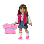 Truly Me™ 18-inch Doll #122 with straight dark-brown hair P4