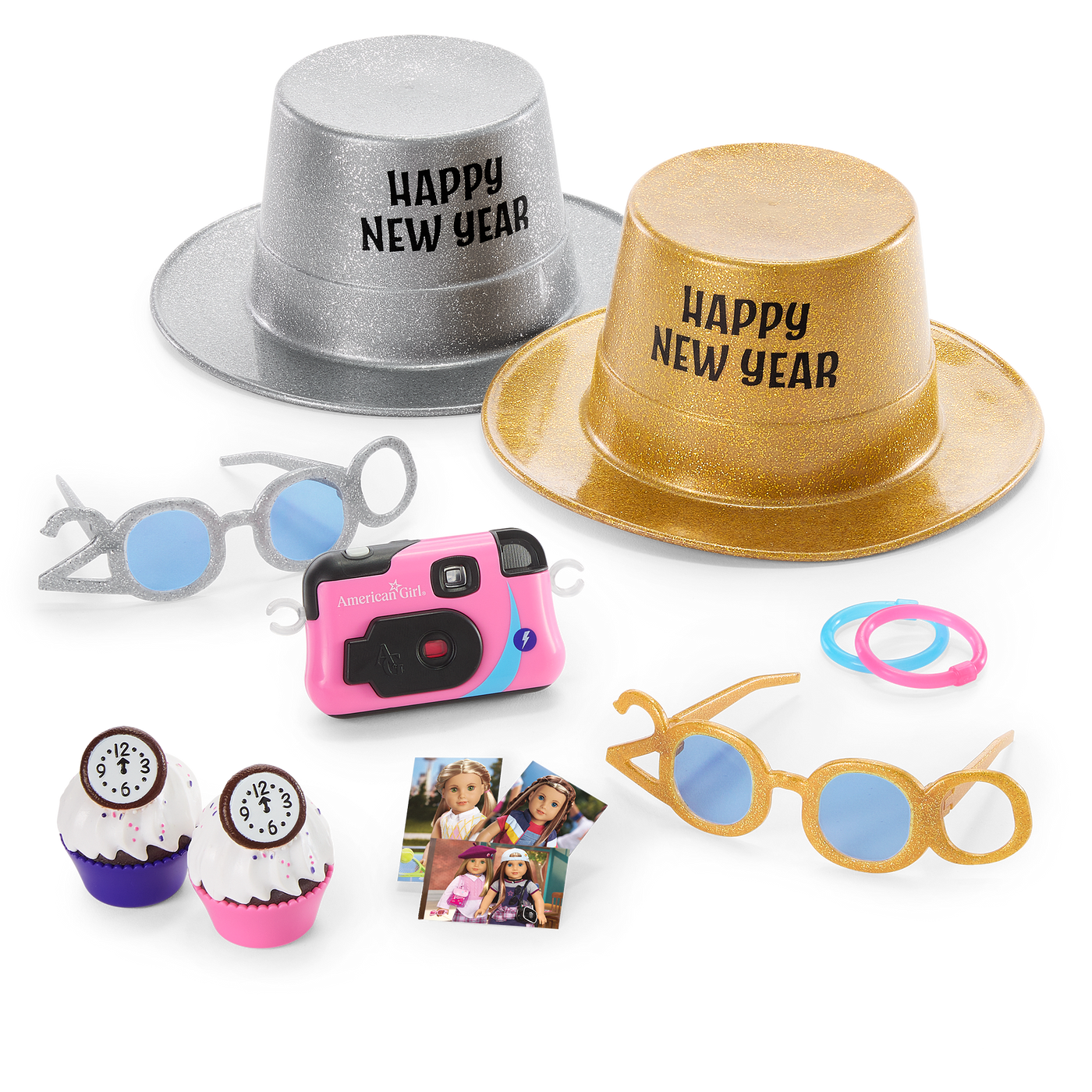 Isabel™ & Nicki's™ New Year’s Party Accessories for 18-inch Dolls (Historical Characters) M2