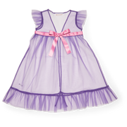 Royal Ruffles Nightie & Robe for Little Girls H7