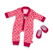 American Girl® x Hanna Andersson Berry Bright Stars Pajamas for Bitty Baby® Dolls O7