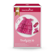 Pink Party-Ready Dress for 18-inch Dolls Q6
