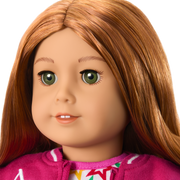 Truly Me™ 18-inch Doll #103 with wavy red hair T8