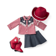 Maryellen's™ Cowgirl Costume for 18-inch Dolls (Historical Characters) B7