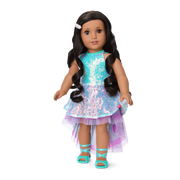 Glam Shimmering Ocean Outfit for 18-inch Dolls Z8