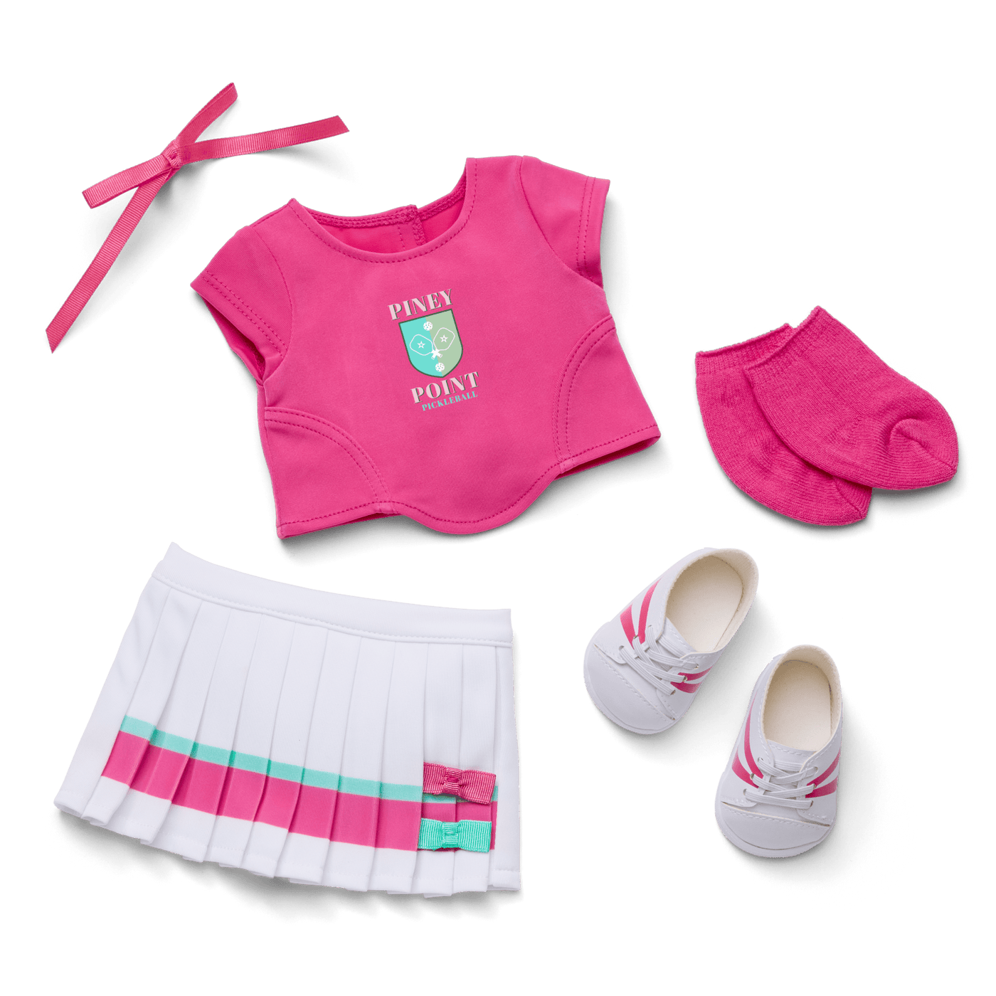 Raquel's™ Piney Point Pickleball Outfit for 18-inch Dolls (Girl of the Year™ 2026) G0