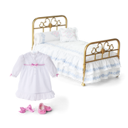 Rebecca’s™ Bed & Bedding for 18-inch Dolls (Historical Characters) K3