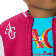 Truly Me™ 18-inch Doll #113 with curly dark-brown hair E5