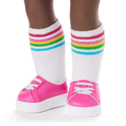 Truly Me™ 18-inch Doll #127 with curly dark-brown hair Z7
