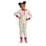 Hearts & Pines Holiday PJs for Little Girls G7