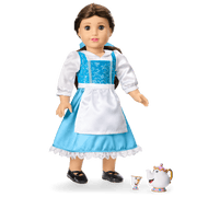 American Girl® Disney Princess Belle Blue Dress, Mrs. Potts, Chip & Accessories for 18-inch Dolls M1