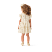 American Girl® x Janie and Jack Sparkly Cream Celebration Dress for Little Girls & Girls L4