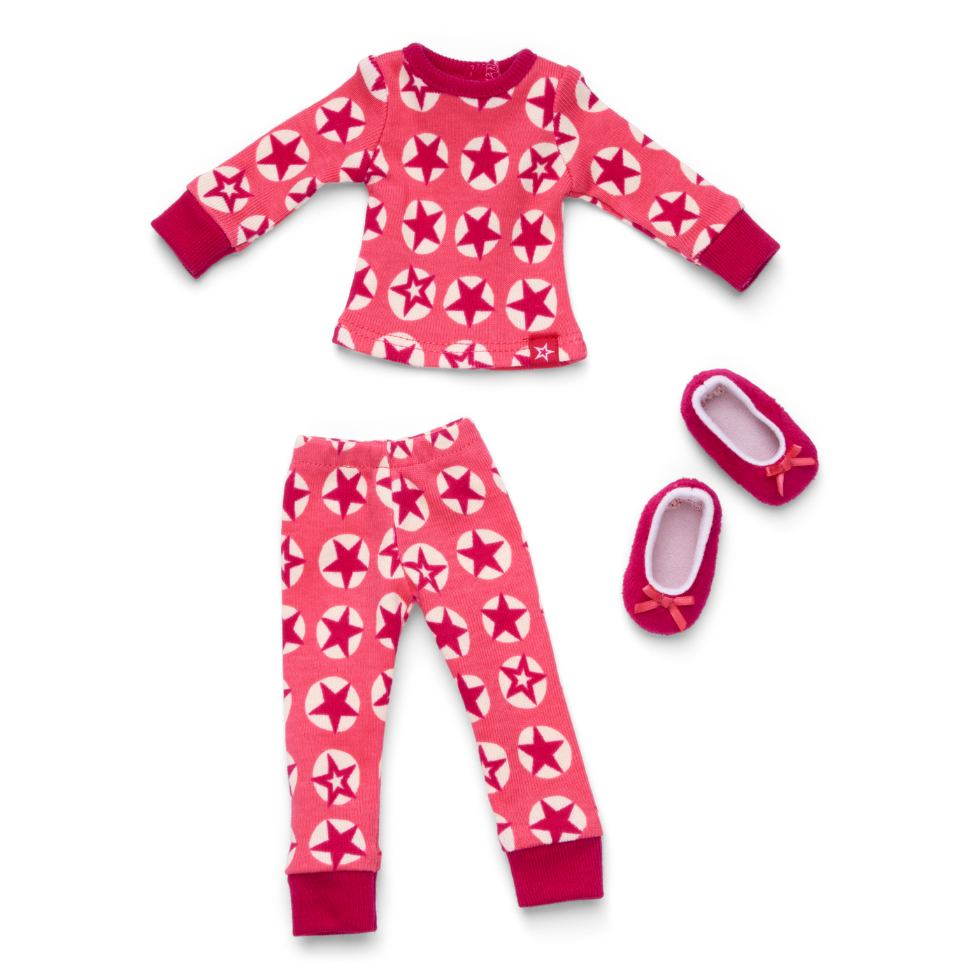American Girl® x Hanna Andersson Berry Bright Stars Pajamas for 14.5-inch Dolls X0