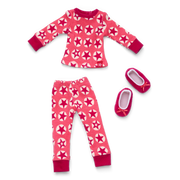 American Girl® x Hanna Andersson Berry Bright Stars Pajamas for 14.5-inch Dolls X0