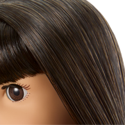 Truly Me™ 18-inch Doll #130 with straight black-brown hair M2