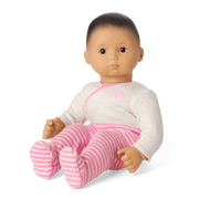 Bitty Baby® Doll #4 with black hair in Pretty Pink Z4
