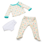 Bitty Baby® Doll #3 with blonde hair in Pastel Blue W9