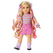 Long Hair Looks™ by Truly Me™ 18-inch Doll #133 & hair accessories I7