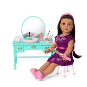Raquel’s™ Vintage Vanity for 18-inch Dolls (Girl of the Year™ 2026) L7