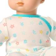 Bitty Baby® Doll #2 with brown hair in Pastel Blue Y7