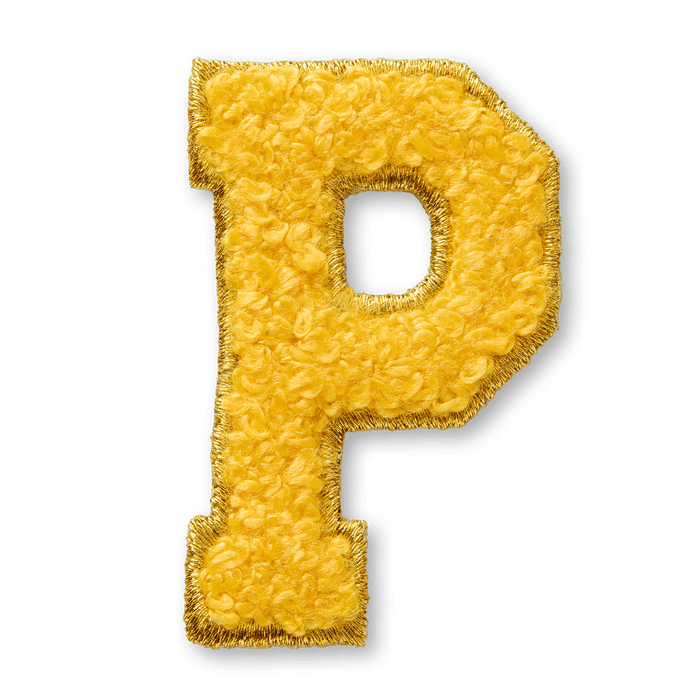 AG™ Letter P Stick-On Patch R3