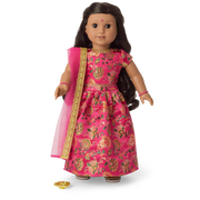 Diwali Celebration Outfit for 18-inch Dolls S7