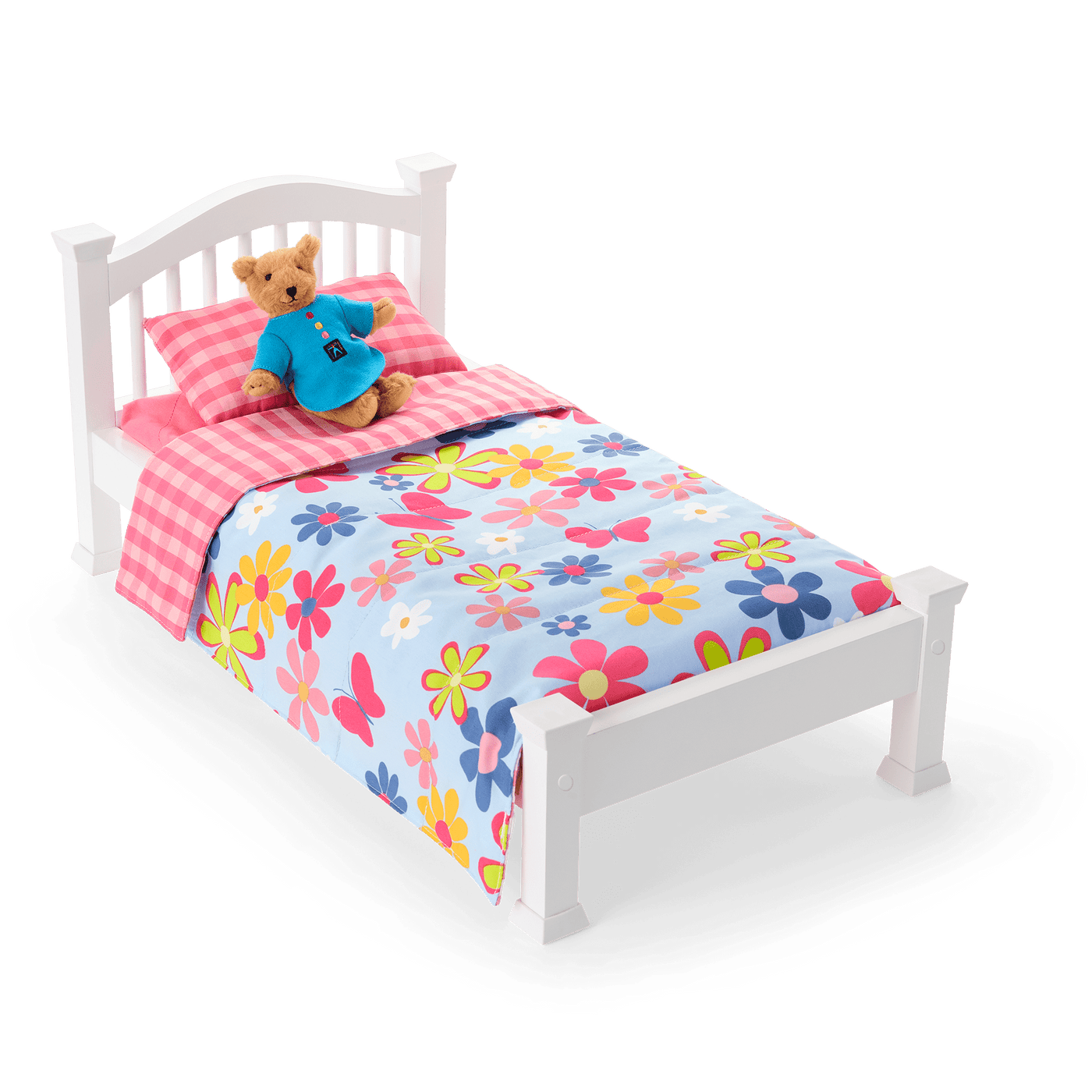 Isabel’s™ Bed & Floral Dreams Bedding Set for 18-inch Dolls (Historical Characters) H6