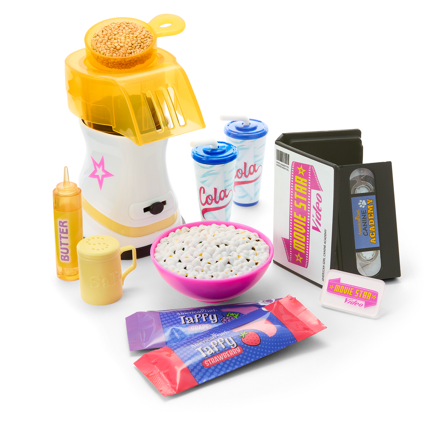 Isabel™ & Nicki's™ Movie Night Set for 18-inch Dolls (Historical Characters) S7