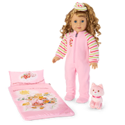 Courtney's™ Strawberry Shortcake™ Sleeping Bag Set for 18-inch Dolls (Historical Characters) M1