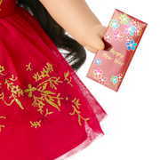 Lunar New Year's Celebration Outfit for 18-inch Dolls M5
