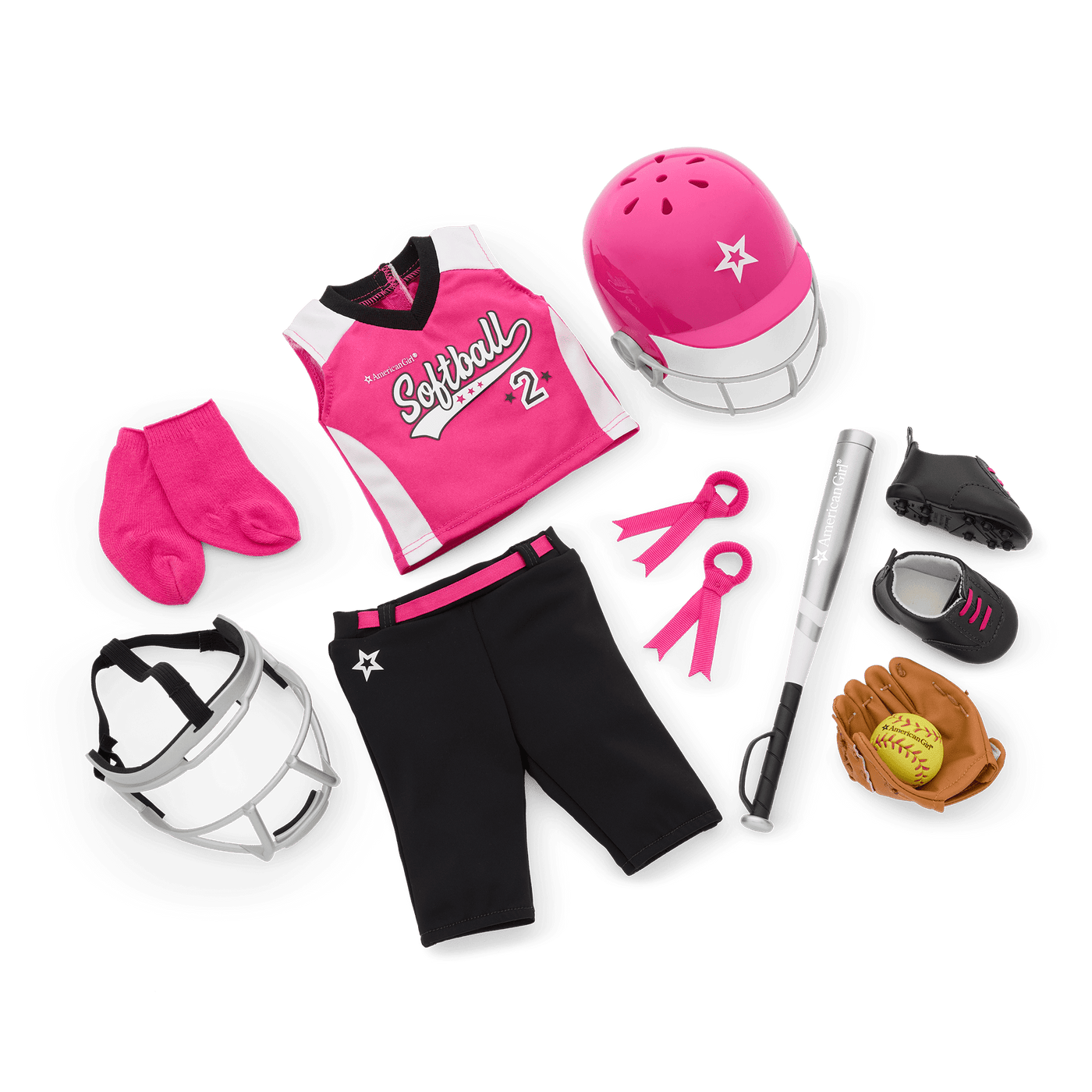 Softball Star Uniform for 18-inch Dolls C3