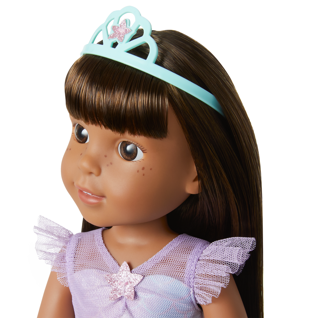 2-in-1 Sparkly Mermaid Outfit for WellieWishers™ Dolls O7